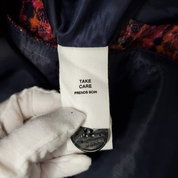 Avec Les Filles Single Breasted Tweed Maxi Coat Boucle Long Tweed Size Small New - Picture 13 of 14